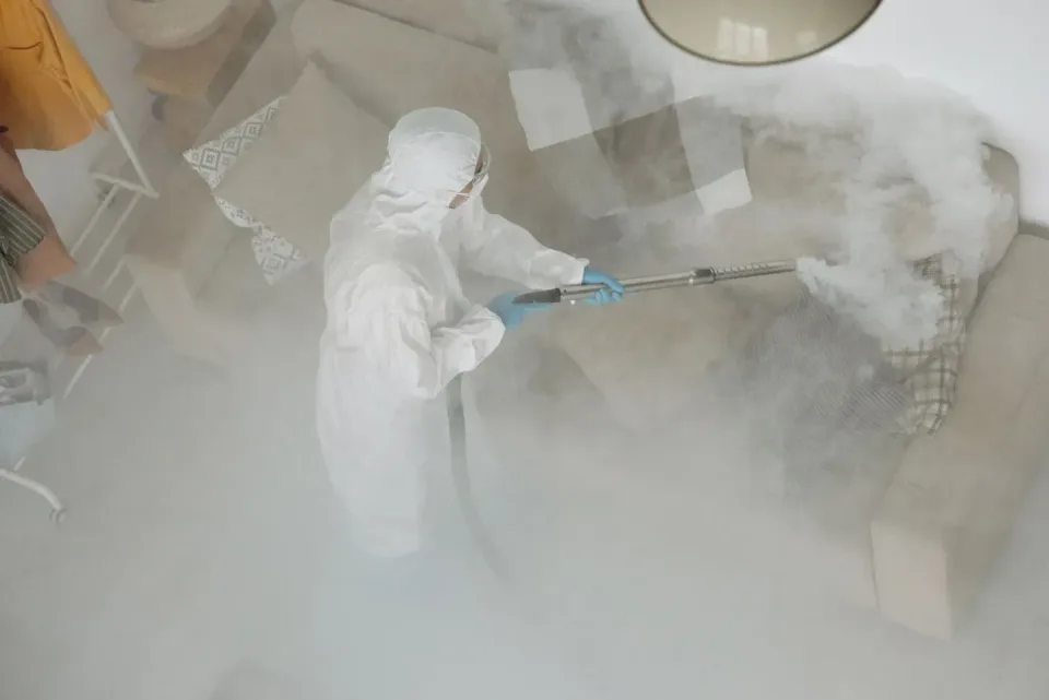 Technician — Pest Control — Technician, Hazmat Suit, Fogging Machine, Pest Control, Pest Control